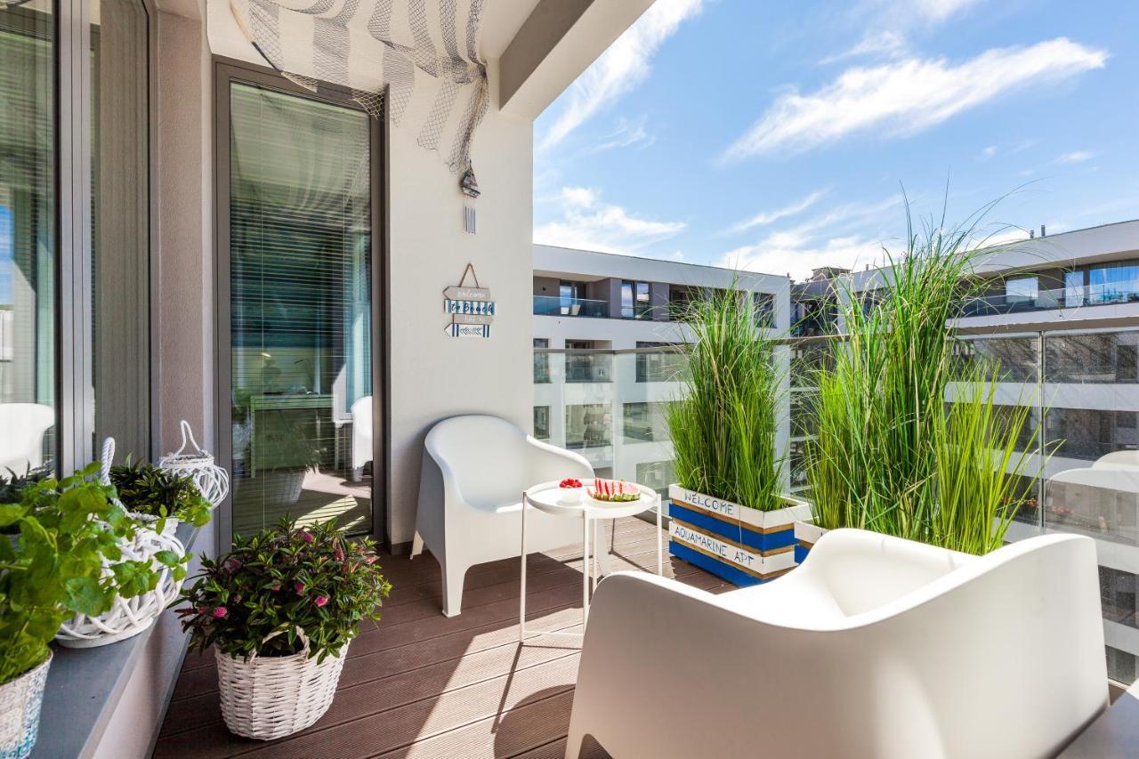 Plac Unii Aquamarine Premium Apartment 格丁尼亚 外观 照片